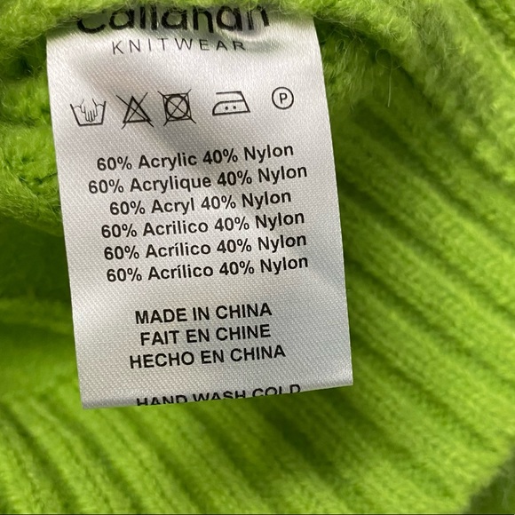 Anthropologie Betsy Cable-Knit Sweater Green NWT - Picture 6 of 10